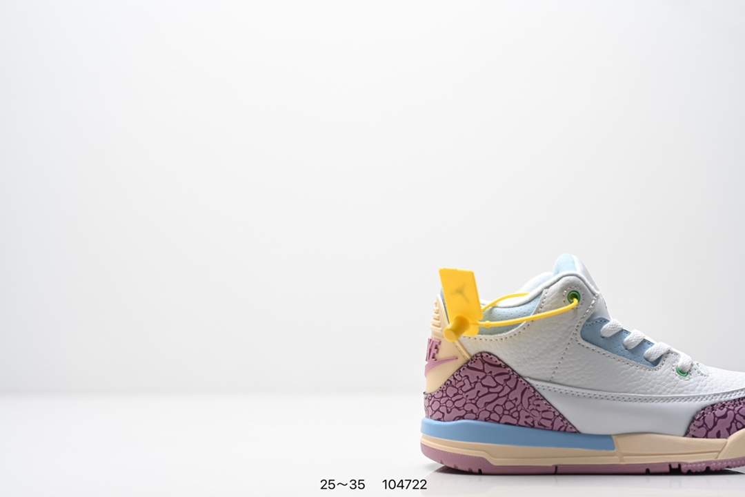 图片[2]-童鞋Air Jordan 3 Retro 迈克尔·乔丹AJ3代中帮复古休闲运动文化篮球鞋 货号：IF4396 尺码：25～35 ID：104722-选品中心