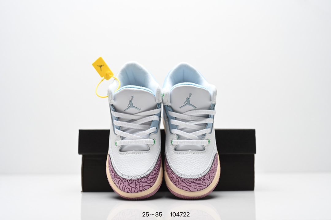 图片[8]-童鞋Air Jordan 3 Retro 迈克尔·乔丹AJ3代中帮复古休闲运动文化篮球鞋 货号：IF4396 尺码：25～35 ID：104722-选品中心