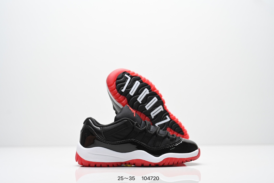 图片[5]-乔丹Air Jordan 11 Retro AJ11 乔11运动复古文化休闲童鞋低帮运动篮球鞋 货号：FV5104 尺码：25 26 27 28 29 30 31 32 33 34 35-选品中心
