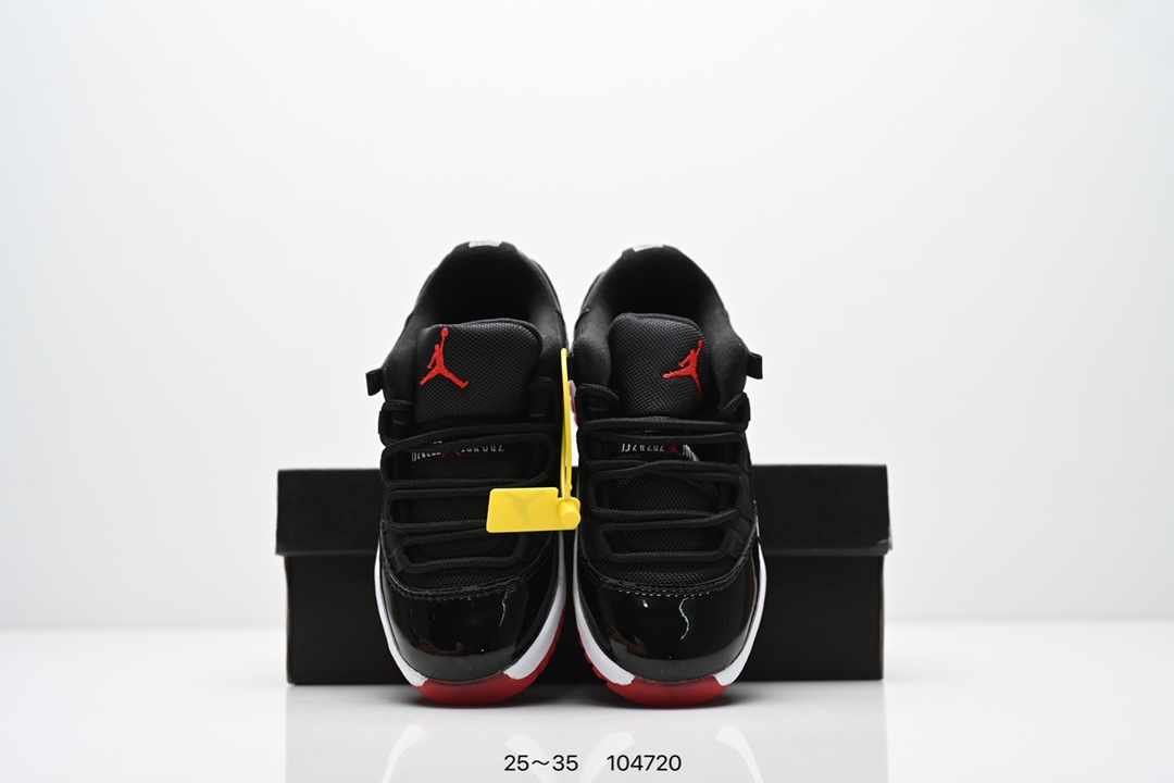 图片[8]-乔丹Air Jordan 11 Retro AJ11 乔11运动复古文化休闲童鞋低帮运动篮球鞋 货号：FV5104 尺码：25 26 27 28 29 30 31 32 33 34 35-选品中心