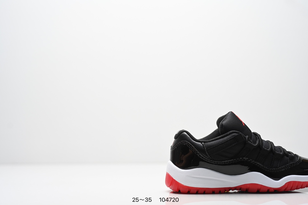 图片[2]-乔丹Air Jordan 11 Retro AJ11 乔11运动复古文化休闲童鞋低帮运动篮球鞋 货号：FV5104 尺码：25 26 27 28 29 30 31 32 33 34 35-选品中心