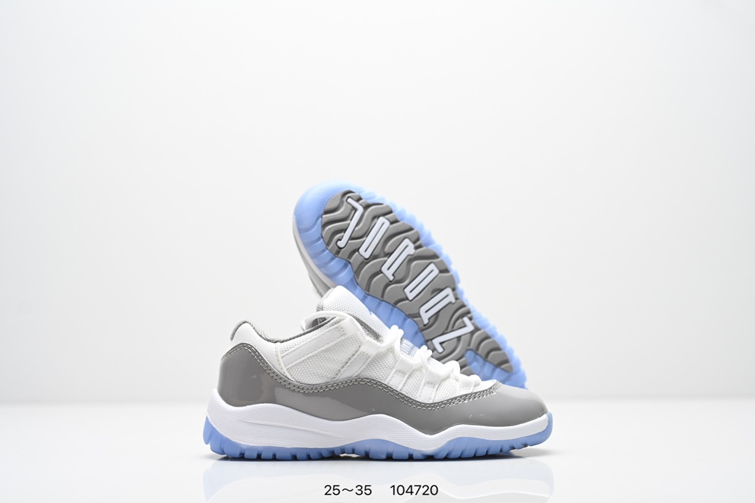图片[5]-乔丹Air Jordan 11 Retro AJ11 乔11运动复古文化休闲童鞋低帮运动篮球鞋 货号：FV5104 尺码：25 26 27 28 29 30 31 32 33 34 35-选品中心