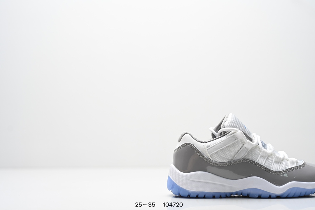 图片[2]-乔丹Air Jordan 11 Retro AJ11 乔11运动复古文化休闲童鞋低帮运动篮球鞋 货号：FV5104 尺码：25 26 27 28 29 30 31 32 33 34 35-选品中心