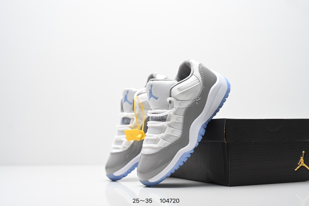 图片[9]-乔丹Air Jordan 11 Retro AJ11 乔11运动复古文化休闲童鞋低帮运动篮球鞋 货号：FV5104 尺码：25 26 27 28 29 30 31 32 33 34 35-选品中心