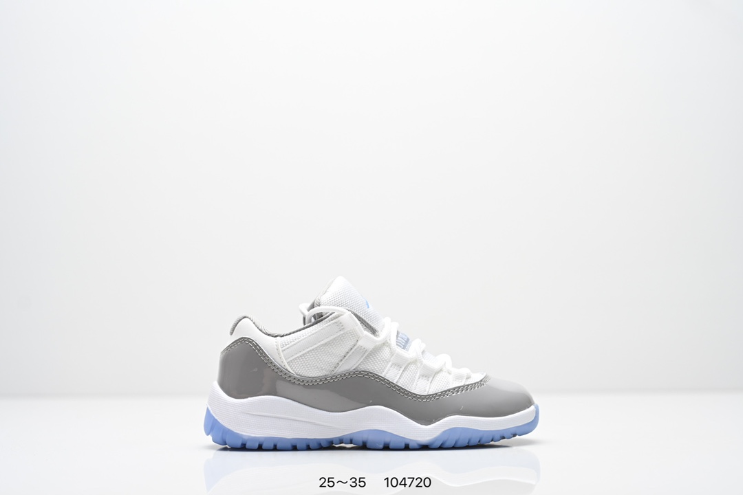 乔丹Air Jordan 11 Retro AJ11 乔11运动复古文化休闲童鞋低帮运动篮球鞋 货号：FV5104 尺码：25 26 27 28 29 30 31 32 33 34 35-选品中心