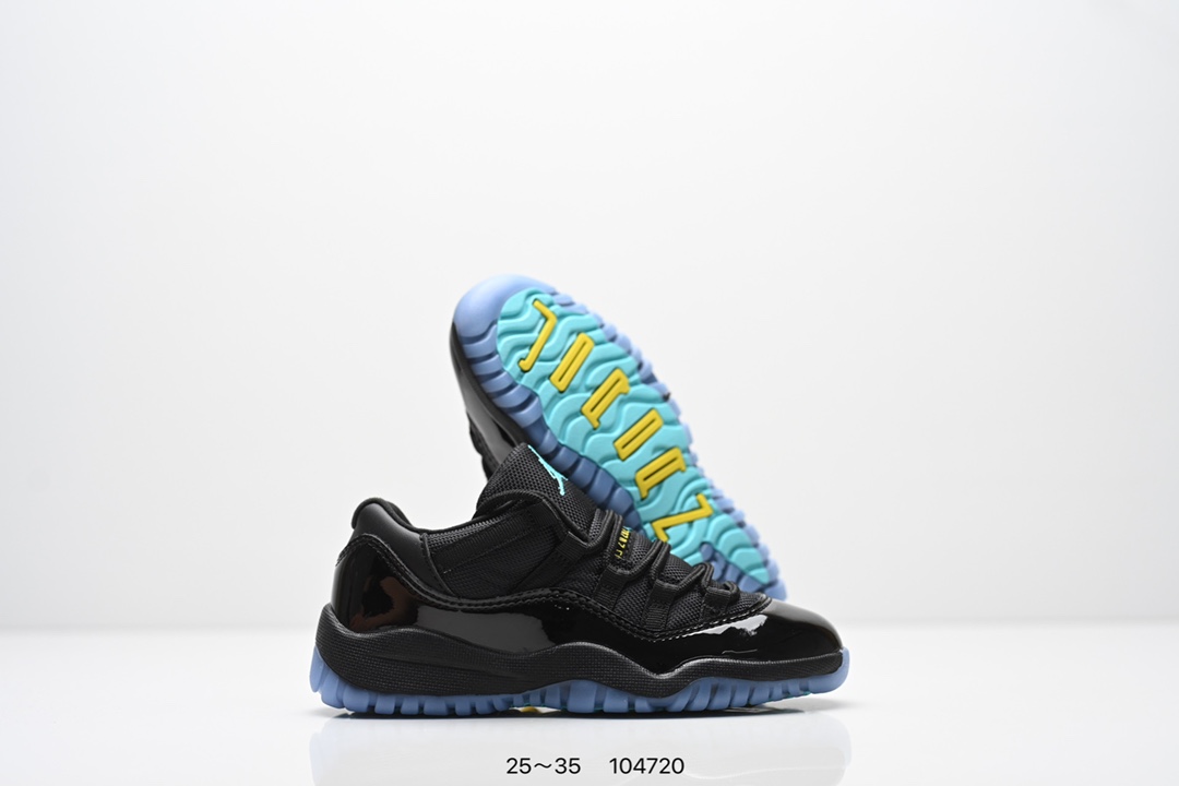 图片[5]-乔丹Air Jordan 11 Retro AJ11 乔11运动复古文化休闲童鞋低帮运动篮球鞋 货号：FV5104 尺码：25 26 27 28 29 30 31 32 33 34 35-选品中心