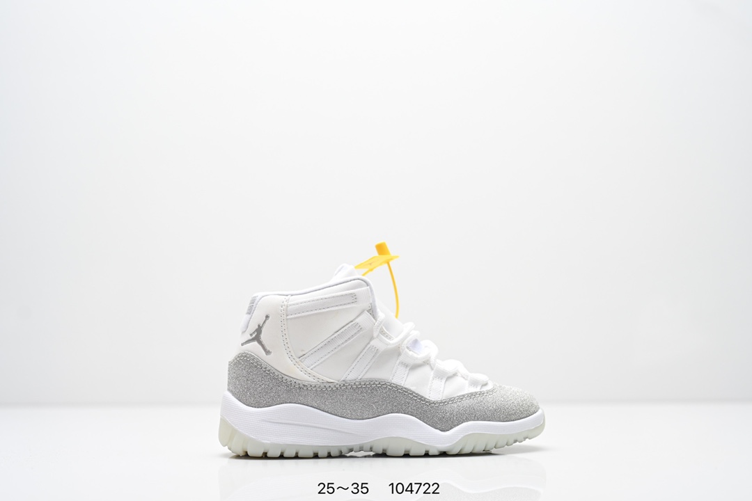 童鞋Air Jordan 11 “Concord”AJ11高帮运动实战篮球鞋 CD6846-102 尺码：25～35 ID：104722-选品中心