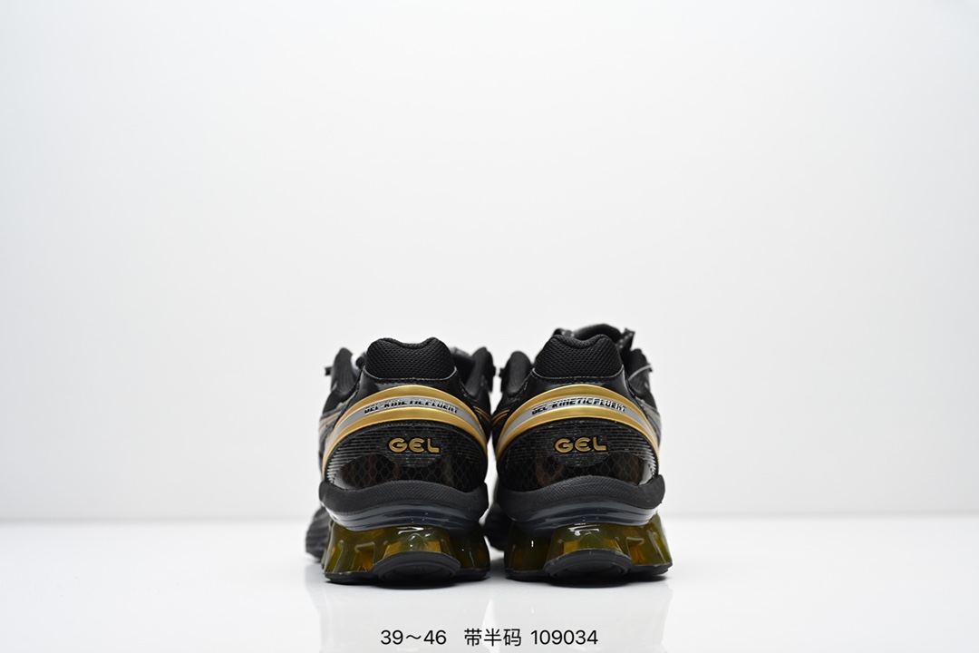 💰210
Asics GEL-KINETIC FLUENT
亚瑟士运动休闲透气专业跑鞋 
轻量舒适透气材质 全滴塑鞋面中底3D可视GEL缓震胶效果 
升级FLYTEFOAM BLAST全新缓震中底部位科技材质
官方货号: 1203A270 2202529
尺码: 39 40 40.5 41 42 42.5 43 44 45 46
编码：109034