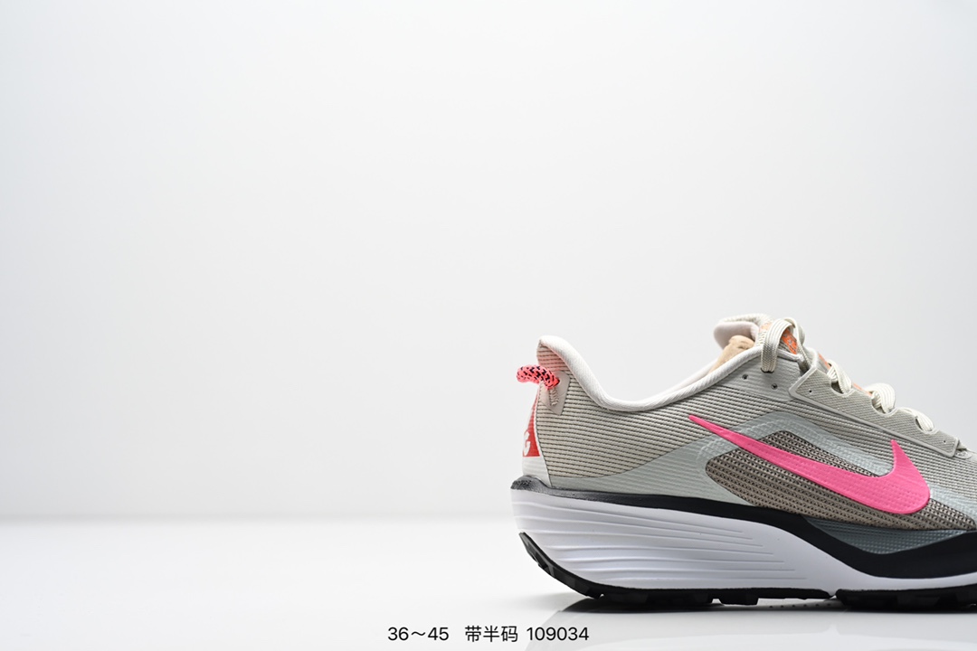 💰210
Nike REACTX PEGASUS TRAIL 6
Next Nature 越野跑步鞋👏
登月兼顾迅疾外观和稳固脚感 
后跟覆面和中足动态支撑巧妙融合 
缔造稳定顺畅的迈步体验
官方货号:HV8121
尺码:看图所示
ID:109034