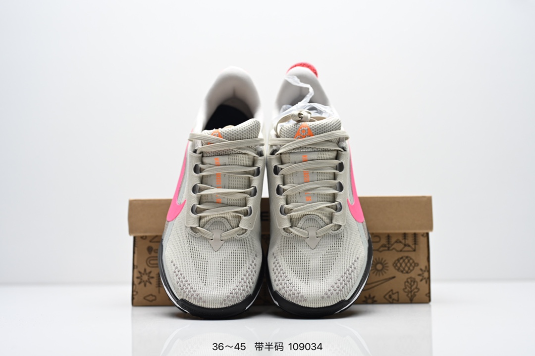 💰210
Nike REACTX PEGASUS TRAIL 6
Next Nature 越野跑步鞋👏
登月兼顾迅疾外观和稳固脚感 
后跟覆面和中足动态支撑巧妙融合 
缔造稳定顺畅的迈步体验
官方货号:HV8121
尺码:看图所示
ID:109034