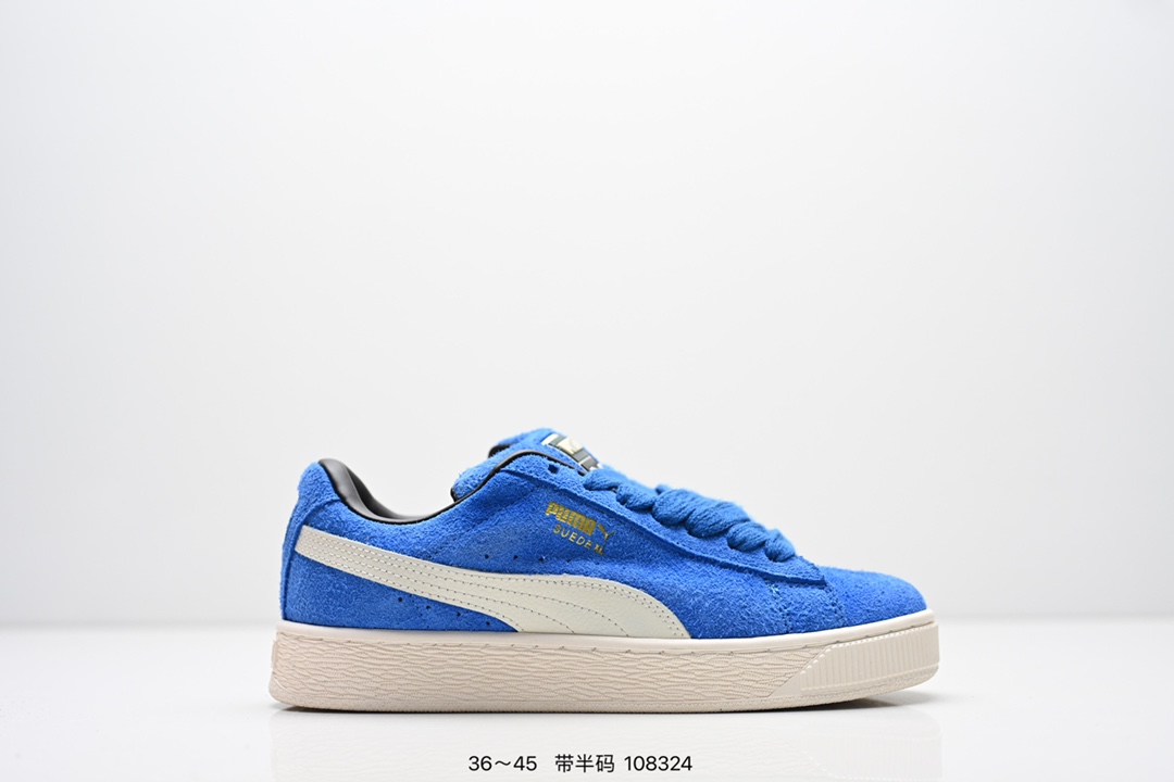 💰120
公司级：Puma Suede XL复古单品
彪马 防滑耐磨低帮德训板鞋
货号:395205-22
尺码:36 37 37.5 38 38.5 39 40 40.5 41 42 42.5 43 44 45
编号：108324