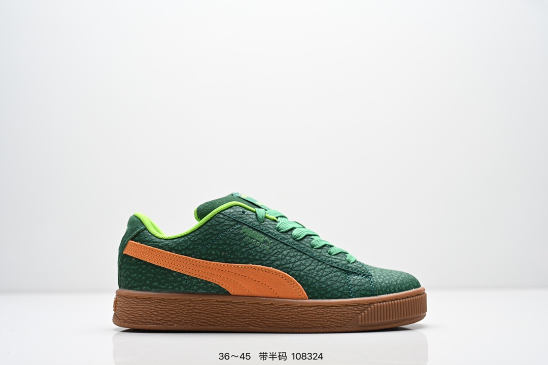💰120
公司级：Puma Suede XL复古单品
彪马 防滑耐磨低帮德训板鞋
货号:395205-22
尺码:36 37 37.5 38 38.5 39 40 40.5 41 42 42.5 43 44 45
编号：108324