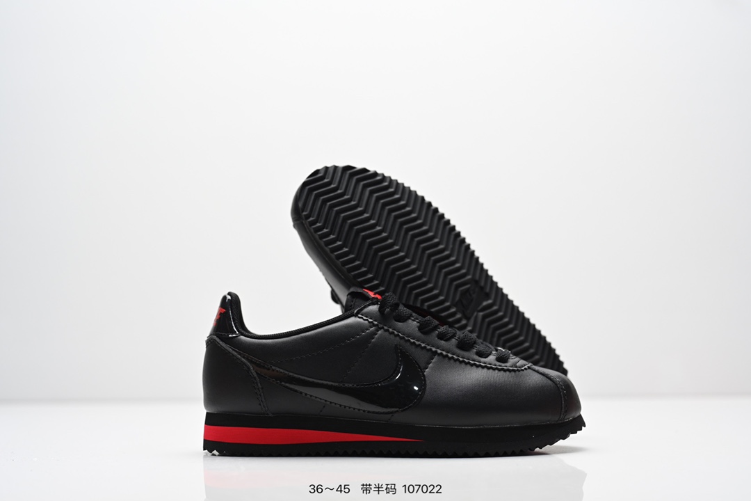 💰110
公司级：Nike Classic Cortez Basic SL耐克经典轻便舒适男子阿甘鞋休闲跑步鞋运动鞋 
纯粹而执着的精神 使得Cortez种在了一代人的心里 无论是否喜欢它复古的鞋型 
货号：905614
尺码：看图所示
ID:107022