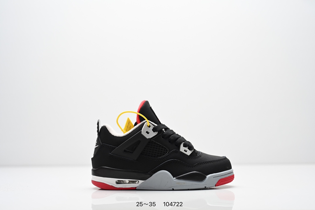童鞋：Nike Air Jordan 4 Retro 耐克 迈克尔·乔丹AJ4代中帮复古休闲运动文化篮球鞋 货号：FQ8138-002 尺码：25～35 ID：104722-选品中心