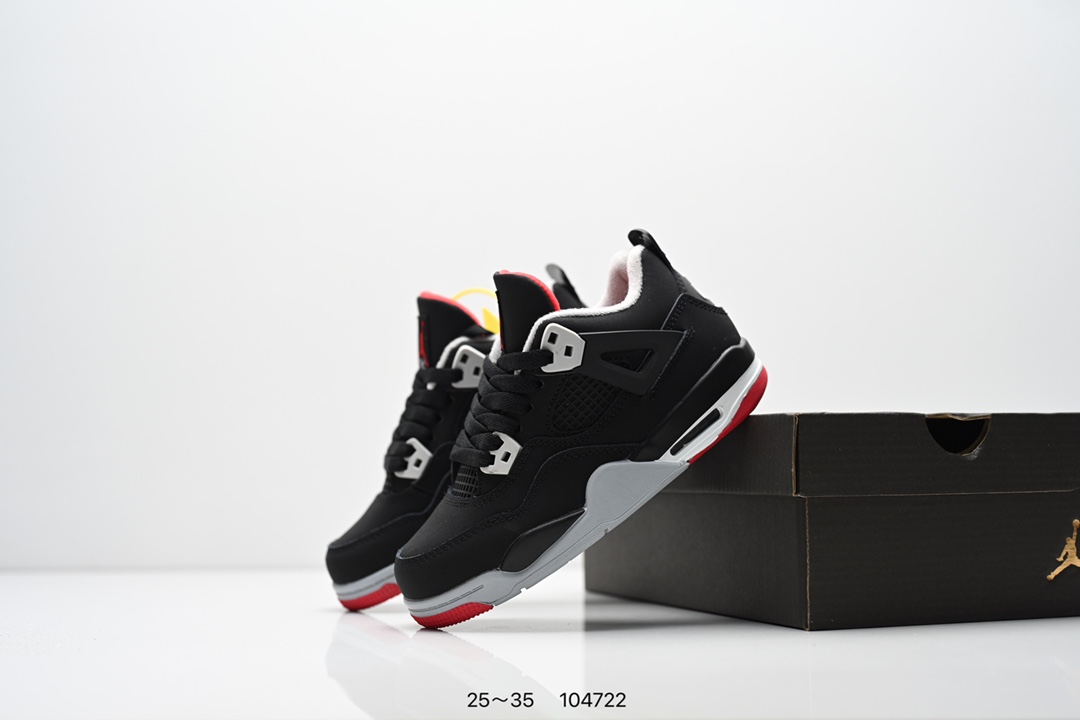 图片[9]-童鞋：Nike Air Jordan 4 Retro 耐克 迈克尔·乔丹AJ4代中帮复古休闲运动文化篮球鞋 货号：FQ8138-002 尺码：25～35 ID：104722-选品中心