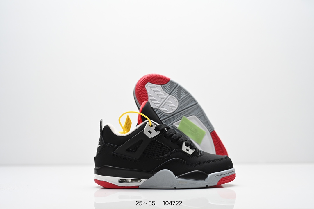 图片[5]-童鞋：Nike Air Jordan 4 Retro 耐克 迈克尔·乔丹AJ4代中帮复古休闲运动文化篮球鞋 货号：FQ8138-002 尺码：25～35 ID：104722-选品中心