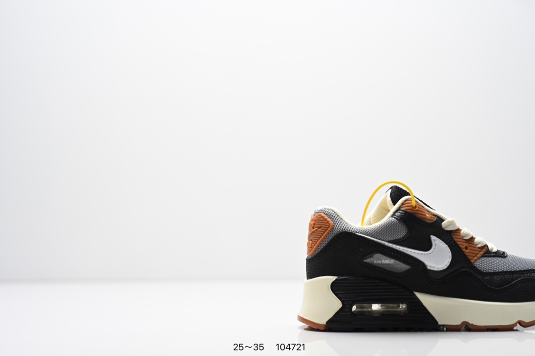 图片[2]-童鞋：耐克 Nike Air Max 90 Terrascape “Fuel Orange”减震防滑 百搭单品Nike Air Max 90 运动鞋 就是这样一款让你惊喜的单品。 全新包边设计处的斑点由 Nike Grind 材料制成，其原料来自鞋履生产过程中产生的边角料。舒适鞋口采用三重缝线设计，搭配坑状泡绵中底。巧妙融合都市风范与户外型格。匠心鞋款，即刻上脚 货号：IF5605 尺码：25～35-选品中心