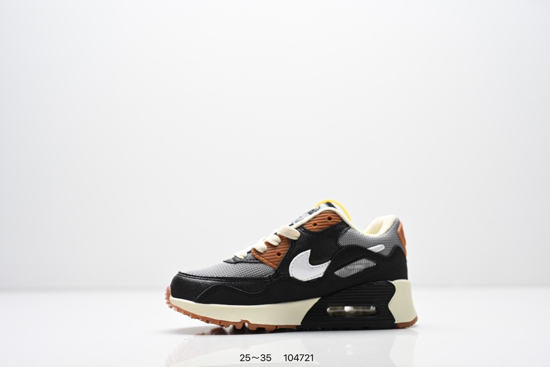 图片[3]-童鞋：耐克 Nike Air Max 90 Terrascape “Fuel Orange”减震防滑 百搭单品Nike Air Max 90 运动鞋 就是这样一款让你惊喜的单品。 全新包边设计处的斑点由 Nike Grind 材料制成，其原料来自鞋履生产过程中产生的边角料。舒适鞋口采用三重缝线设计，搭配坑状泡绵中底。巧妙融合都市风范与户外型格。匠心鞋款，即刻上脚 货号：IF5605 尺码：25～35-选品中心