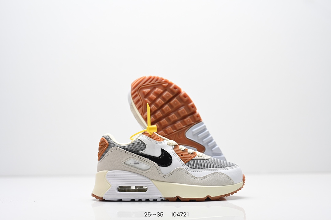 图片[5]-童鞋：耐克 Nike Air Max 90 Terrascape “Fuel Orange”减震防滑 百搭单品Nike Air Max 90 运动鞋 就是这样一款让你惊喜的单品。 全新包边设计处的斑点由 Nike Grind 材料制成，其原料来自鞋履生产过程中产生的边角料。舒适鞋口采用三重缝线设计，搭配坑状泡绵中底。巧妙融合都市风范与户外型格。匠心鞋款，即刻上脚 货号：IF5605 尺码：25～35-选品中心