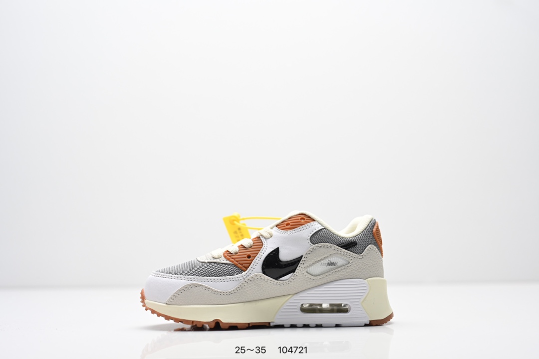 图片[3]-童鞋：耐克 Nike Air Max 90 Terrascape “Fuel Orange”减震防滑 百搭单品Nike Air Max 90 运动鞋 就是这样一款让你惊喜的单品。 全新包边设计处的斑点由 Nike Grind 材料制成，其原料来自鞋履生产过程中产生的边角料。舒适鞋口采用三重缝线设计，搭配坑状泡绵中底。巧妙融合都市风范与户外型格。匠心鞋款，即刻上脚 货号：IF5605 尺码：25～35-选品中心