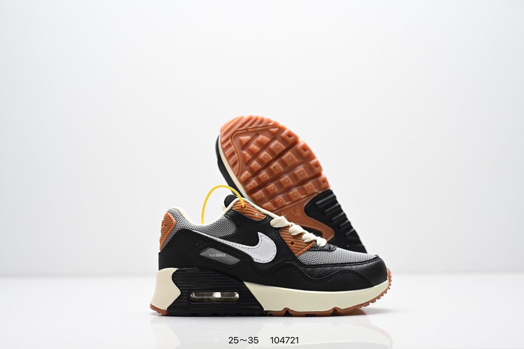 图片[5]-集合 童鞋：耐克 Nike Air Max 90 Terrascape “Fuel Orange”减震防滑 百搭单品Nike Air Max 90 运动鞋 就是这样一款让你惊喜的单品。 全新包边设计处的斑点由 Nike Grind 材料制成，其原料来自鞋履生产过程中产生的边角料。舒适鞋口采用三重缝线设计，搭配坑状泡绵中底。巧妙融合都市风范与户外型格。匠心鞋款，即刻上脚 货号：IF5605 尺码：25～35-选品中心