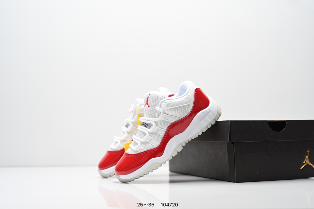 图片[9]-童鞋耐克Air Jordan 11 “Concord”AJ11低帮运动实战篮球鞋“21版黑大魔王” 货号：378037-123 尺码：25～35 ID：104720-选品中心