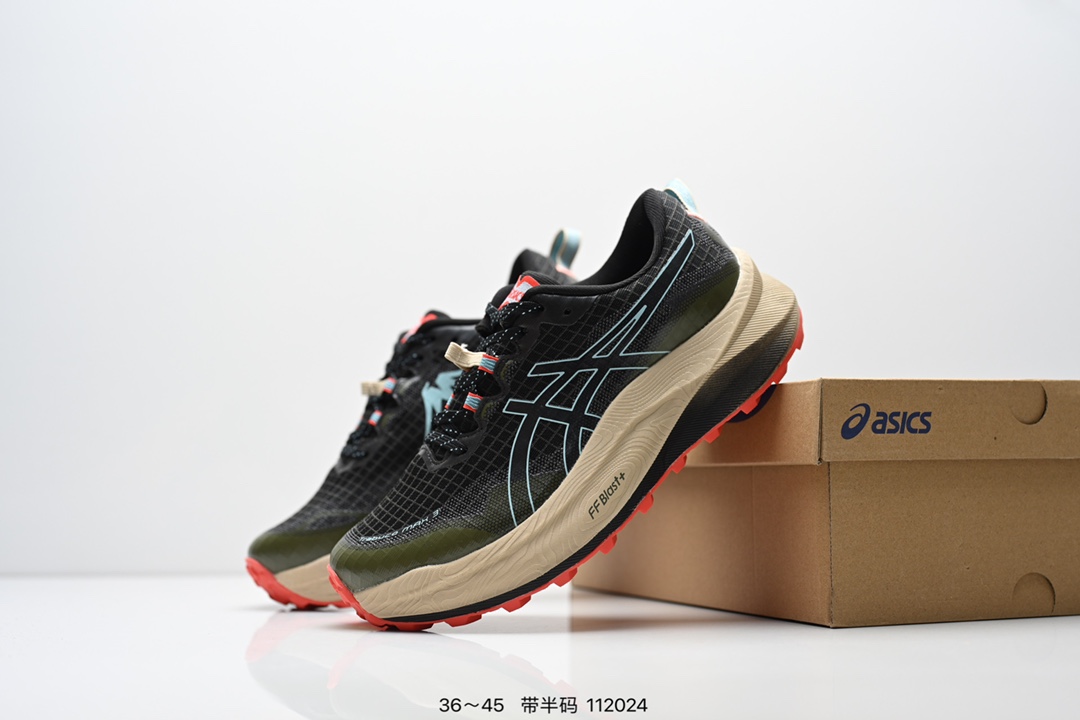 💰160
ASICS GEL-TRABUCO MAX 3 亚瑟士 网面透气 耐磨 越野跑步鞋
这双鞋的外观设计超级吸引人 简约大气 色彩搭配也很时尚 ASICS亚瑟士的独家GEL缓震科技 在跑步过程中感受到前所未有的舒适感 脚底仿佛踩在云端一般轻盈 这双鞋的抓地力也非常出色 无论是湿滑的泥泞小路还是崎岖的山路 它都能牢牢地抓住地面 
货号:1011B976-750
尺码:36 37 37.5 38 39 39.5 40.5 41.5 42 42.5 43.5 44 45
编码：112024