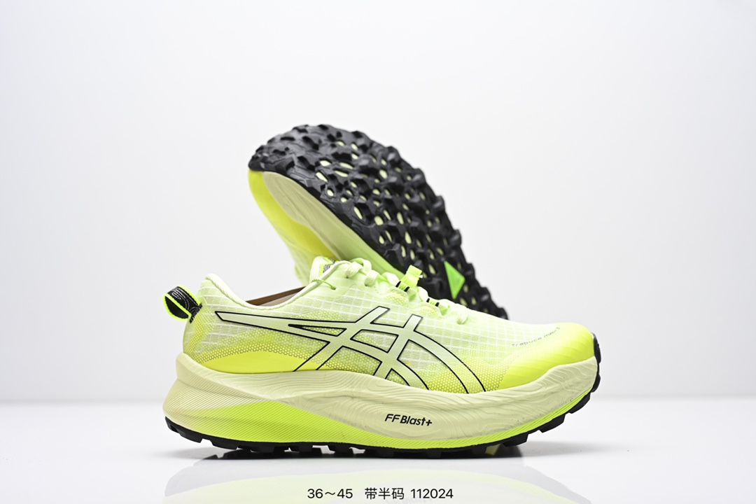 💰160
ASICS GEL-TRABUCO MAX 3 亚瑟士 网面透气 耐磨 越野跑步鞋
这双鞋的外观设计超级吸引人 简约大气 色彩搭配也很时尚 ASICS亚瑟士的独家GEL缓震科技 在跑步过程中感受到前所未有的舒适感 脚底仿佛踩在云端一般轻盈 这双鞋的抓地力也非常出色 无论是湿滑的泥泞小路还是崎岖的山路 它都能牢牢地抓住地面 
货号:1011B976-750
尺码:36 37 37.5 38 39 39.5 40.5 41.5 42 42.5 43.5 44 45
编码：112024