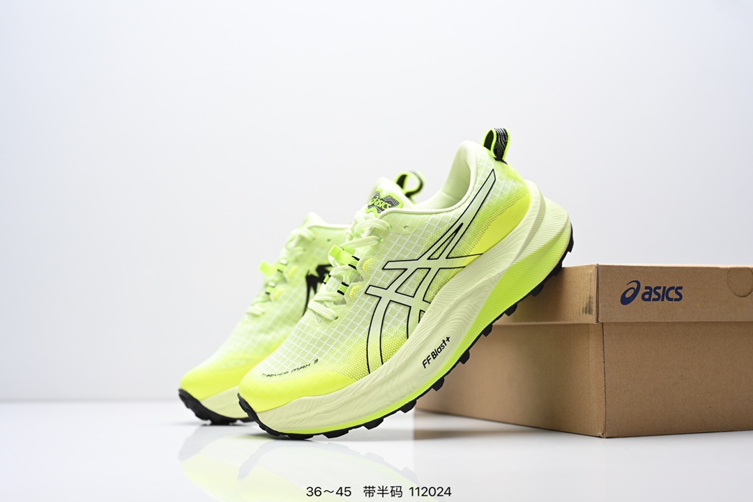 💰160
ASICS GEL-TRABUCO MAX 3 亚瑟士 网面透气 耐磨 越野跑步鞋
这双鞋的外观设计超级吸引人 简约大气 色彩搭配也很时尚 ASICS亚瑟士的独家GEL缓震科技 在跑步过程中感受到前所未有的舒适感 脚底仿佛踩在云端一般轻盈 这双鞋的抓地力也非常出色 无论是湿滑的泥泞小路还是崎岖的山路 它都能牢牢地抓住地面 
货号:1011B976-750
尺码:36 37 37.5 38 39 39.5 40.5 41.5 42 42.5 43.5 44 45
编码：112024