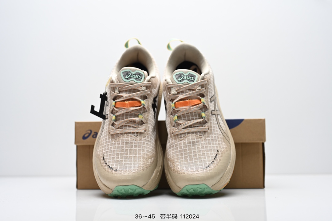 💰160
ASICS GEL-TRABUCO MAX 3 亚瑟士 网面透气 耐磨 越野跑步鞋
这双鞋的外观设计超级吸引人 简约大气 色彩搭配也很时尚 ASICS亚瑟士的独家GEL缓震科技 在跑步过程中感受到前所未有的舒适感 脚底仿佛踩在云端一般轻盈 这双鞋的抓地力也非常出色 无论是湿滑的泥泞小路还是崎岖的山路 它都能牢牢地抓住地面 
货号:1011B976-750
尺码:36 37 37.5 38 39 39.5 40.5 41.5 42 42.5 43.5 44 45
编码：112024