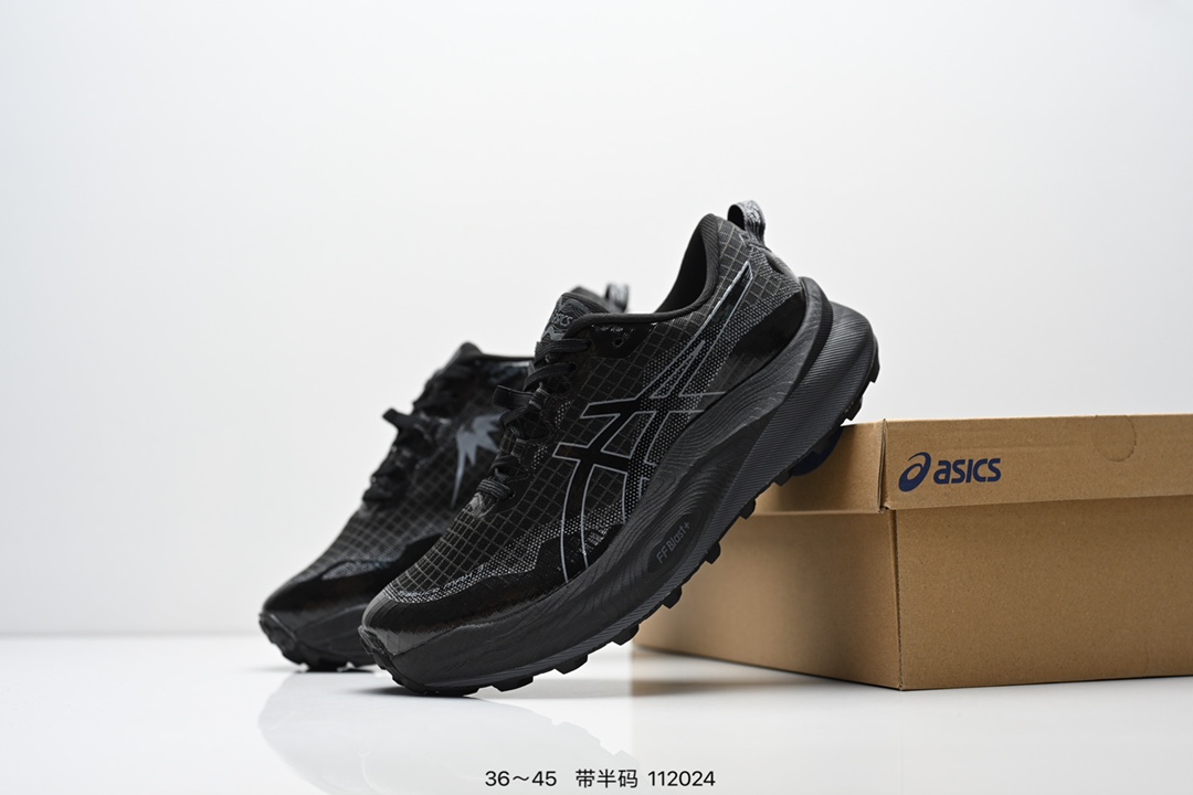 💰160
ASICS GEL-TRABUCO MAX 3 亚瑟士 网面透气 耐磨 越野跑步鞋
这双鞋的外观设计超级吸引人 简约大气 色彩搭配也很时尚 ASICS亚瑟士的独家GEL缓震科技 在跑步过程中感受到前所未有的舒适感 脚底仿佛踩在云端一般轻盈 这双鞋的抓地力也非常出色 无论是湿滑的泥泞小路还是崎岖的山路 它都能牢牢地抓住地面 
货号:1011B976-750
尺码:36 37 37.5 38 39 39.5 40.5 41.5 42 42.5 43.5 44 45
编码：112024