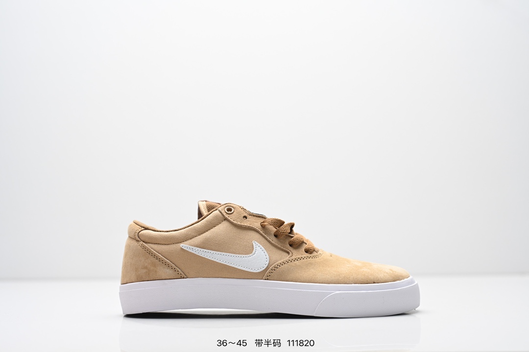 💰100
真标：耐克Nike SB Chron Solarsoft 百搭单品 太阳软底系列内增高休闲百搭滑板板鞋 采用耐磨翻毛皮拼接透气帆布鞋面材质#搭载双密度泡棉鞋垫 
货号:CD6278-003
尺码:看图所示
ID:111820