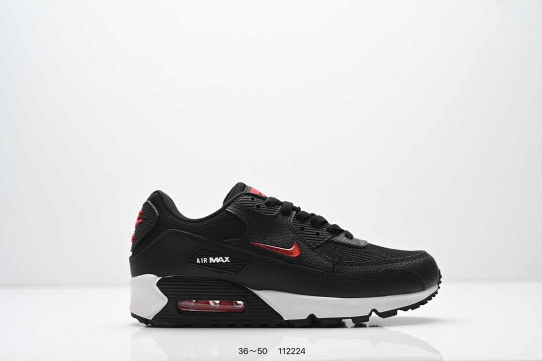 💰120
NIKE耐克运动鞋 Air max 90 健身运动跑鞋休闲鞋 复古风十足！Air Max 90 作为 Nike 旗下最经典的鞋型之一，凭借着百搭的造型，获得众多鞋迷们的喜爱。鞋面采用皮革、网眼布和麂皮材质打造，带来不俗质感的同时还有一定的透气性。最后开窗式 Air Max 气垫收尾，完善整双鞋设计。nike air max 90类鞋子 鞋后跟较高，减震效果出奇的好（鞋跟处有气垫）由于后跟高于前跟，便于跑步。鞋底采用华夫格橡胶底，抓地力确实强悍。气垫的吸震效果极佳，响应也很棒，再加上非常耐用。Nikeairmax90的鞋可以用来跑步，原本就是复古跑步鞋。运动时也耐穿的，这款鞋子够结实。

类型：男鞋
货号：CN8490
尺码：36～50
编码:  112224