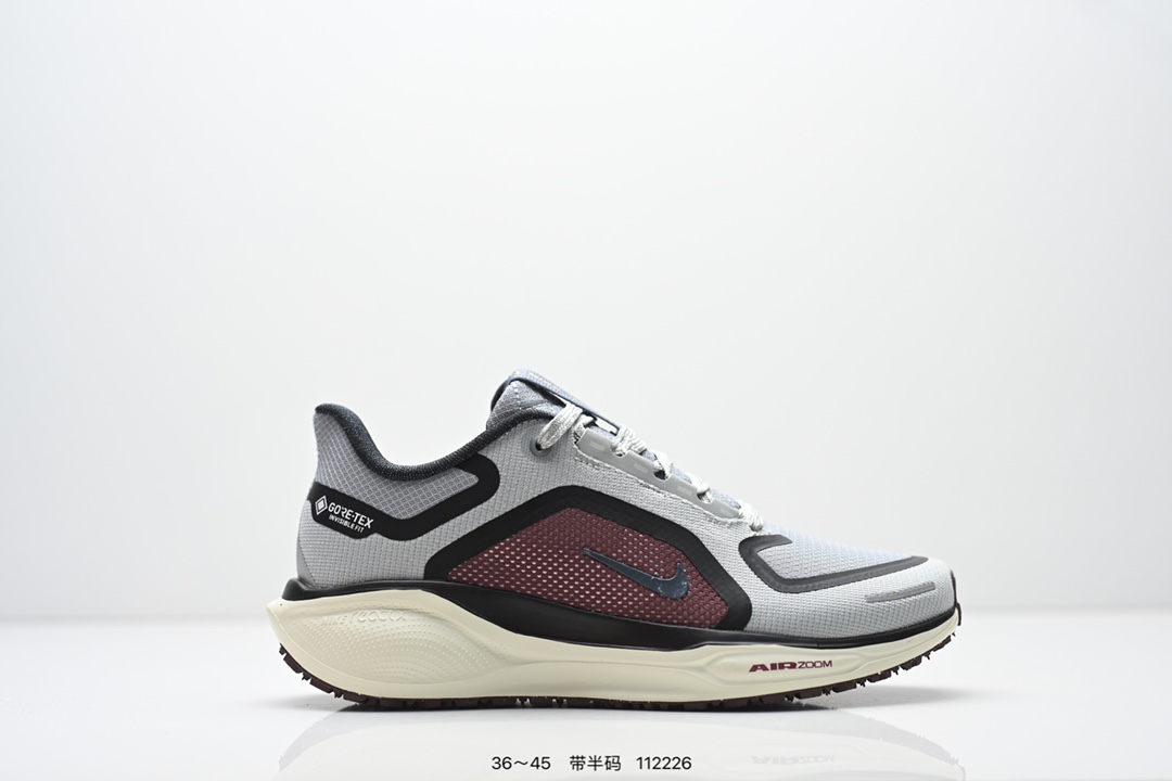 Nk Air Zoom Pegasus 41 登月跑鞋 登月41代超轻网面跑步鞋 脚跟区域营造出色舒适度,而在鞋底部分,搭载全掌型ZOOM AIR配置耐克网面透气跑鞋 货号:FQ1357 半 编码:112226