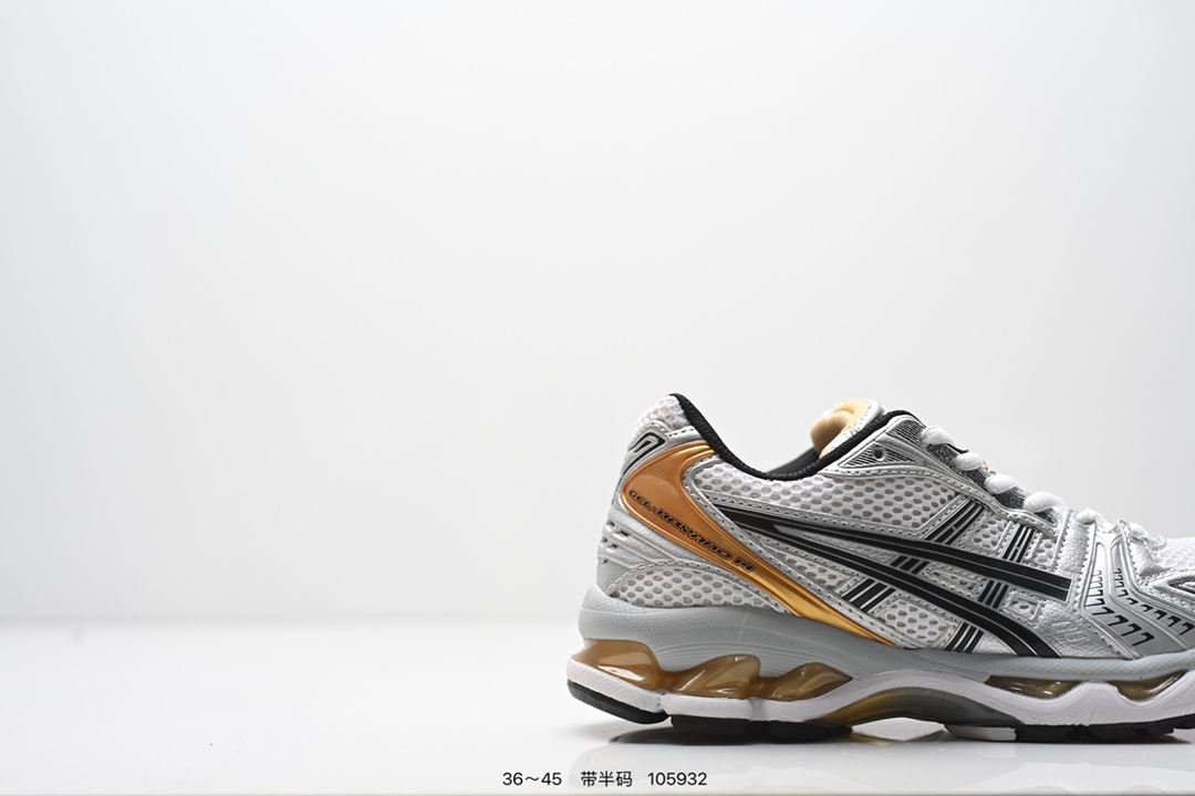 💰160
Asics Gel-Kayano 14 
ASICS (亚瑟士） 是日本实业家鬼家喜八郎创立的跑鞋运动品牌，名宇想法源自著名的拉丁谚语’AnimaSana In Corpore Sano’，意为“健全的精神寓于强健的体魄”。正如其名字的含义，ASICS亚瑟
士一直坚信保持身体的健康与活力是打造健康快乐的生活方式的最佳途径。亚瑟士的跑鞋、篮球鞋等系列集专业与美貌于一身，拥有极高的热度。2016年，ASICS在“2016年日本最佳全球品牌“排行榜名列第17名。
货号：1201A161-301
编码：105932
Size:36～45半