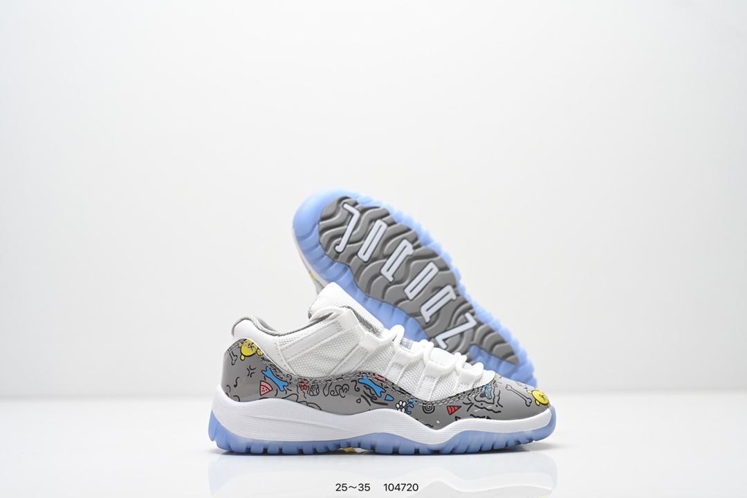 图片[5]-童鞋 ：乔11 Air Jordan 11 Retro He Got Game AJ11熊猫 乔11猫眼 篮球鞋！ 货号：378037 尺码：25～35-选品中心