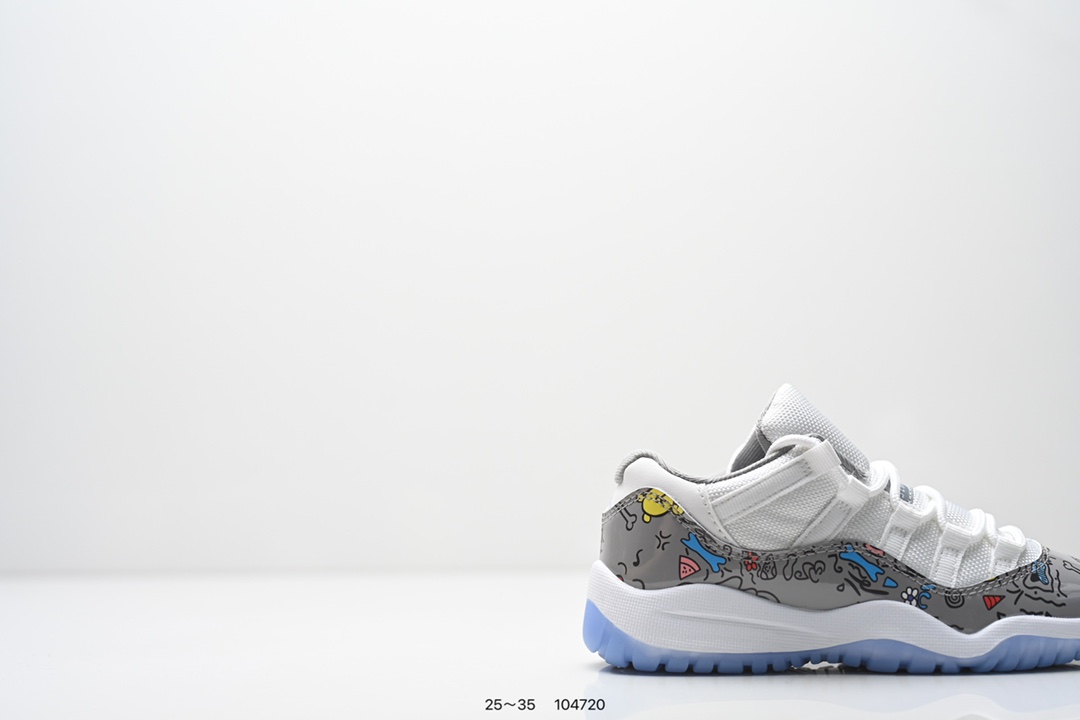 图片[2]-童鞋 ：乔11 Air Jordan 11 Retro He Got Game AJ11熊猫 乔11猫眼 篮球鞋！ 货号：378037 尺码：25～35-选品中心