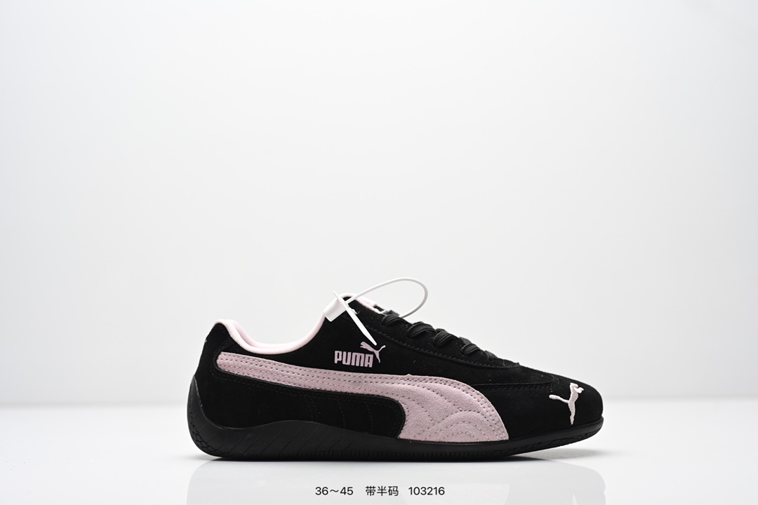 80💰 Z版
Puma Speedcat OG Sparco 
彪马罗马阿莫尔系列 复古运动休闲赛车跑鞋 
全球知名运动品牌PUMA宝马赛车系列
融合了宝马车队的标志性配色
以趣味十足又前卫复古的设计引领潮流
将赛道精神融入街头时尚 开启前卫竞速之旅
主打前卫复古风 Roma鞋款的鞋侧以复古的流线造型 。
缀以宝马经典Logo 巧妙吸睛
而Speedcat鞋款以亮眼三色条纹元素缀以舒适鞋面
赋予了独特的个性美学 演绎赛车的无尽能量
尺码:  36 36.5 37.5 38 38.5 39 40