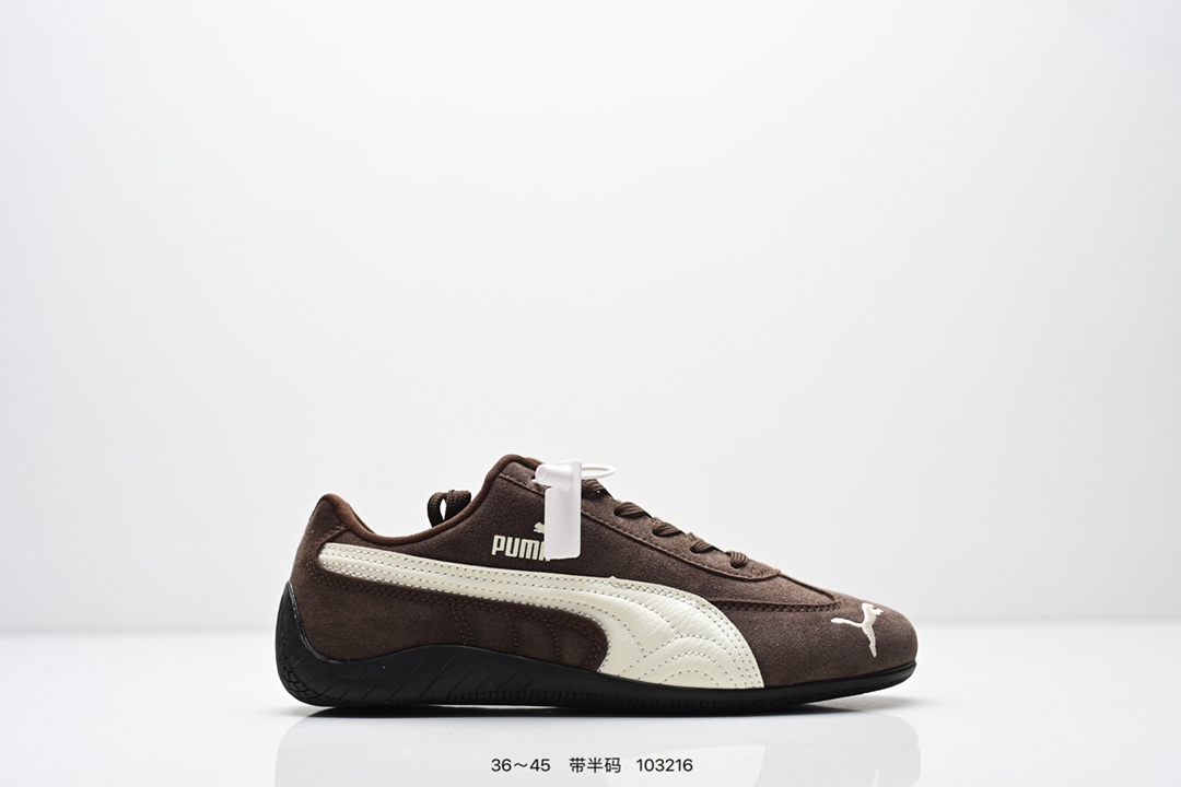 80💰Z版
Puma Speedcat OG Sparco 
彪马罗马阿莫尔系列 复古运动休闲赛车跑鞋 
全球知名运动品牌PUMA宝马赛车系列
融合了宝马车队的标志性配色
以趣味十足又前卫复古的设计引领潮流
将赛道精神融入街头时尚 开启前卫竞速之旅
主打前卫复古风 Roma鞋款的鞋侧以复古的流线造型 。
缀以宝马经典Logo 巧妙吸睛
而Speedcat鞋款以亮眼三色条纹元素缀以舒适鞋面
赋予了独特的个性美学 演绎赛车的无尽能量
尺码:  36 36.5 37.5 38 38.5 39 40 40.5 41 42 42.5 43 44 44.5 45