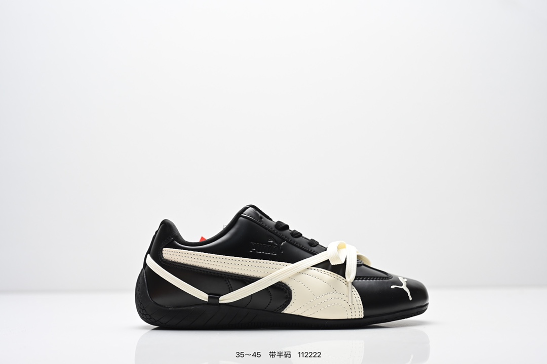 💰110
Puma Speedcat LEA x ROSE 联名款 彪马低帮复古休闲鞋 绑带 牛皮材质赛车鞋 
货号：404391
尺码：看图所示
编码：112222