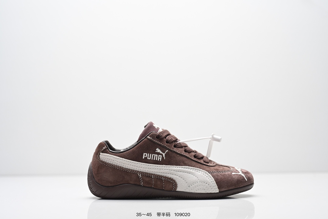 💰100
Puma Speedcat The Open YY彪马防滑耐磨 运动鞋 
支持侧踏时的踏步工作 
即使在健身房等使用环境中也能确保透气性 
官方货号:403902-03
尺码：35 36 37 37.5 38 38.5 39 40 40.5 41 42 42.5 43 44 45
编号：109020