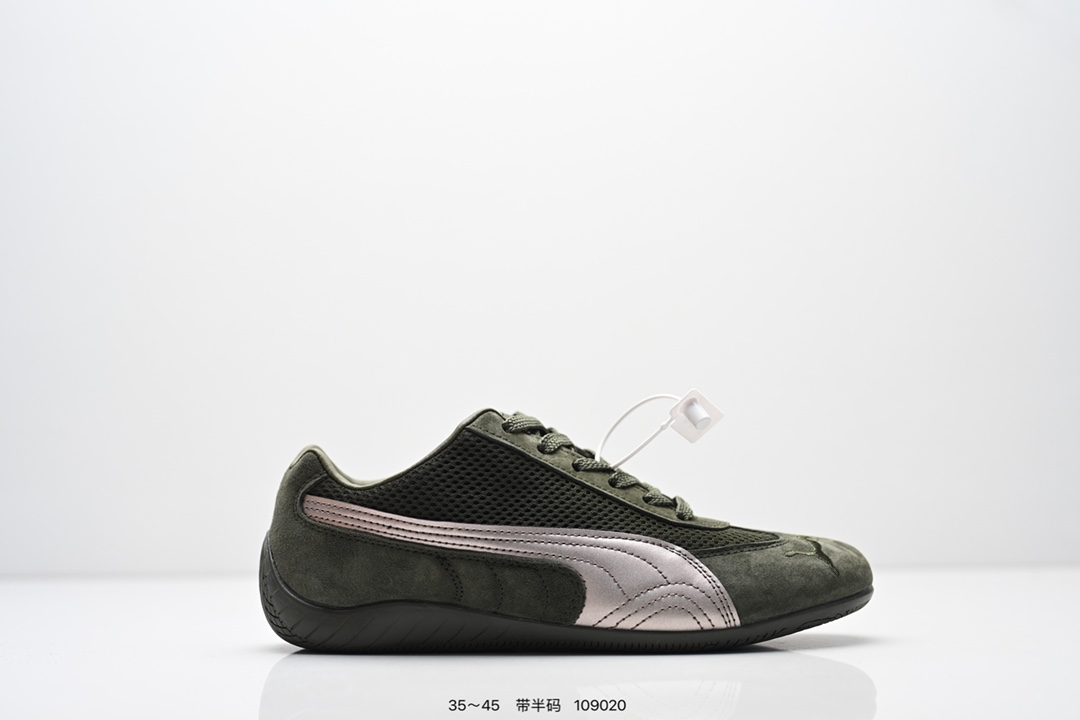 💰100
Puma Speedcat The Open YY彪马防滑耐磨 运动鞋 
支持侧踏时的踏步工作 
即使在健身房等使用环境中也能确保透气性 
官方货号:403902-03
尺码：35 36 37 37.5 38 38.5 39 40 40.5 41 42 42.5 43 44 45
编号：109020