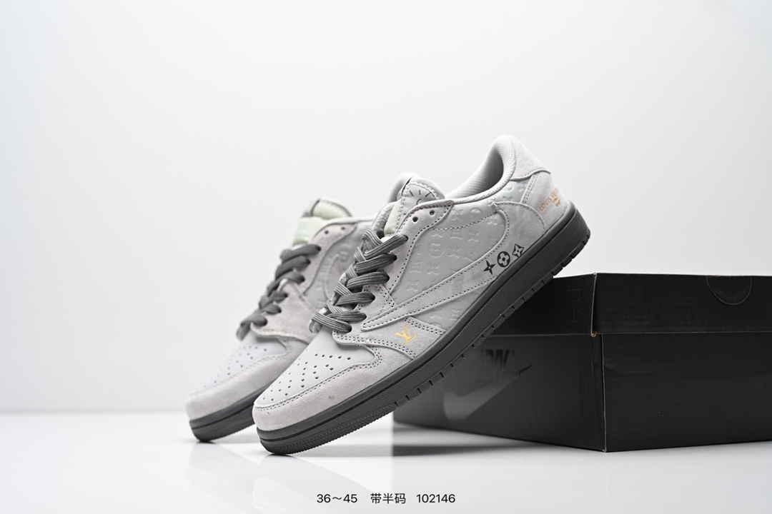 💰270
AJ1倒勾联名Travis Scott x Air Jordan 1 ” Reverse Mocha “ AJ1乔1 TS 闪电 联名倒钩 低帮文化篮球鞋 完美品质出货 细节如图所示  鞋面切割工整  冲孔整齐干净 中底拉帮线 整体清洁度非常好
货号：XS7089 612
尺码:36 36.5 37.5 38 38.5 39 40 40.5 41 42 42.5 43 44 45 
ID:102146