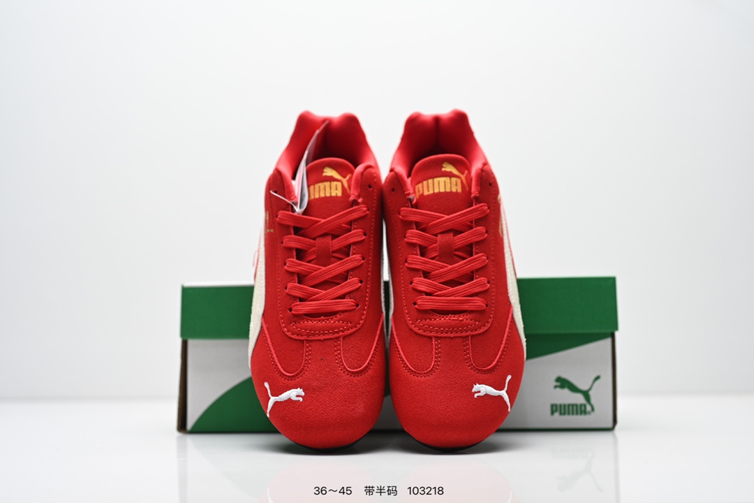 80💰Z版 90💰B版
Puma Speedcat OG Sparco
彪马罗马阿莫尔系列 复古运动休闲赛车跑鞋
全球知名运动品牌PUMA宝马赛车系列
融合了宝马车队的标志性配色
以趣味十足又前卫复古的设计引领潮流
将赛道精神融入街头时尚 开启前卫竞速之旅
主打前卫复古风 Roma鞋款的鞋侧以复古的流线造型 。
缀以宝马经典Logo 巧妙吸睛
而Speedcat鞋款以亮眼三色条纹元素缀以舒适鞋面
赋予了独特的个性美学 演绎赛车的无尽能量
尺码: 36 36.5 37.5 38 38.5 39 40 40.5 41 42 42.5 43 44 44.5 45