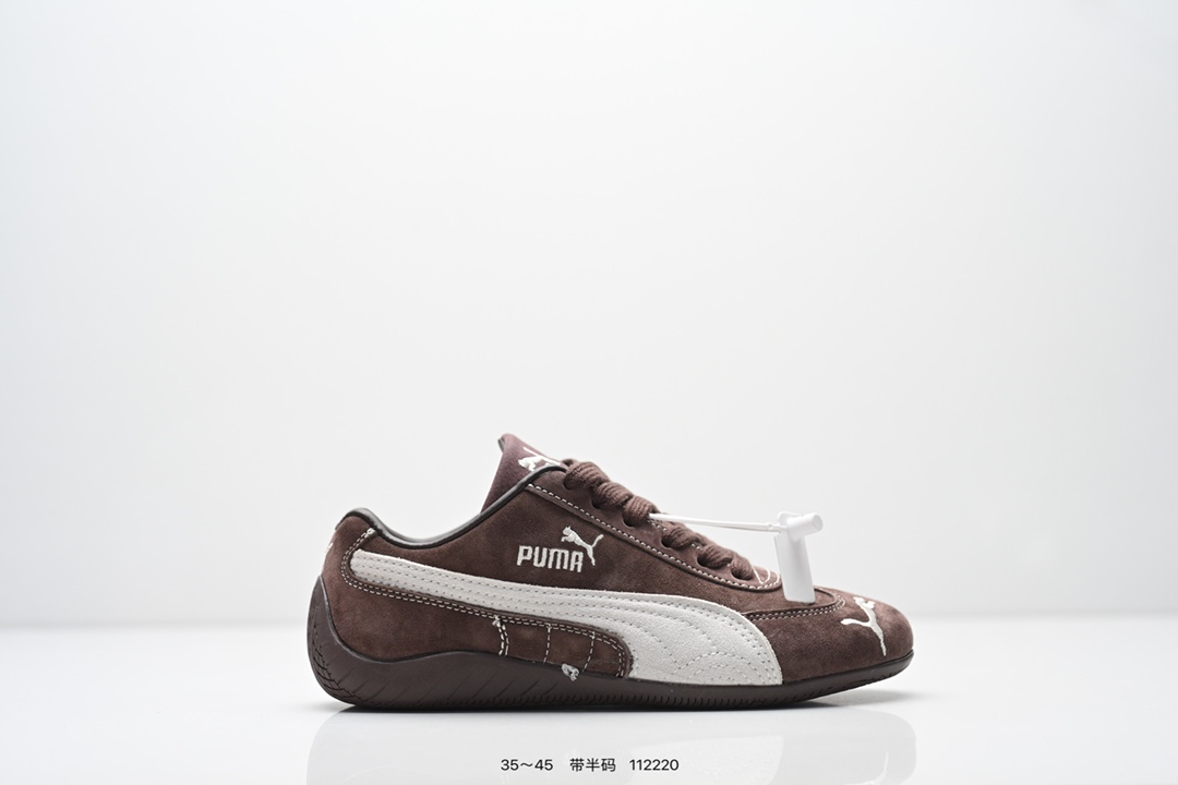 💰100
Puma Speedcat The Open YY彪马防滑耐磨 运动鞋 
支持侧踏时的踏步工作 
即使在健身房等使用环境中也能确保透气性 
官方货号:403902-03
尺码：35 36 37 37.5 38 38.5 39 40 40.5 41 42 42.5 43 44 45
编号：112220