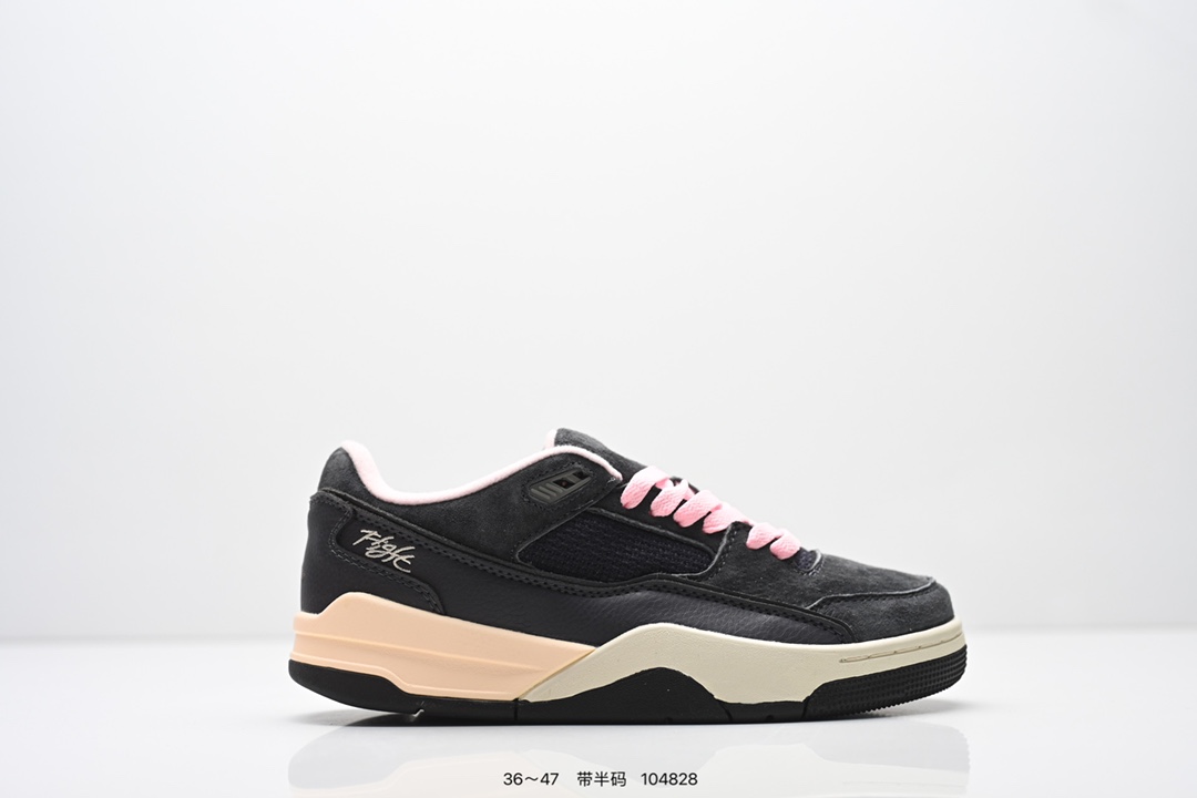 💰140
耐克 NIKE 乔丹 JORDAN FLIGHT COURT 时尚休闲 防滑耐磨 低帮运动鞋 复古篮球鞋 男女同款 Jordan「新鞋型」又来了！新配色曝光！滑板与篮球的有机结合，使得鞋款呈现不一样的风味。这款鞋集风格与性能于一身，体现了Jordan品牌的高端特色。其流畅设计、配色、高质量材料和标志性Jumpman标志，不仅提升了运动表现，还确保了舒适度和耐用性，是篮球运动员和时尚爱好者的理想选择。鞋底的设计不仅好看，走路也超舒服，无论是运动还是日常出街都适配。我愿称它为近期最爱的战靴，有了它出街回头率满满，谁穿谁好看！#flightcourt   #潮鞋推荐  #是一眼就让人心动的鞋子  #一眼沦陷的好鞋  #质感不错的AJ分享

货号:  HF3255
尺码:  36-47含半码
编码:  104828