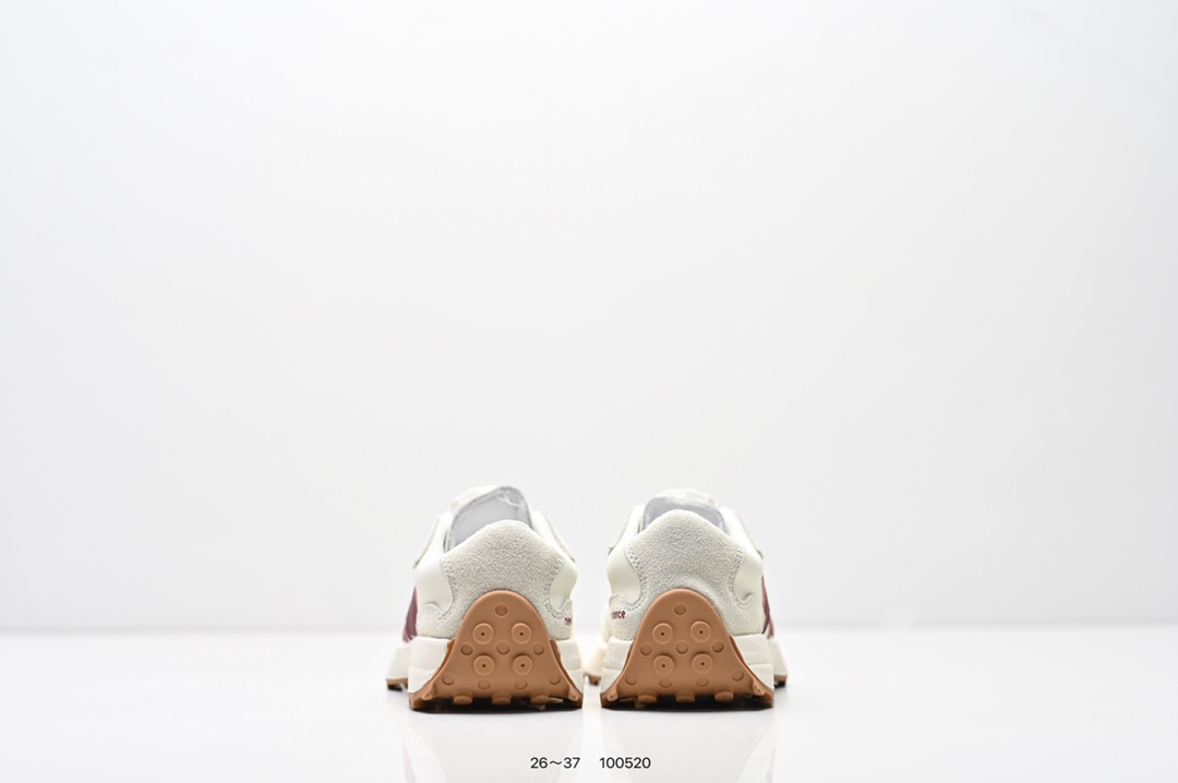 图片[7]-童鞋：NB新百伦New Balance MS327系列复古休闲运动慢跑鞋“皮革米白灰海军绿生胶底” 货号：WS327LG1 尺码：26～37-选品中心