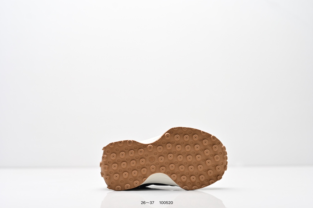 图片[6]-童鞋：NB新百伦New Balance MS327系列复古休闲运动慢跑鞋“皮革米白灰海军绿生胶底” 货号：WS327LG1 尺码：26～37-选品中心