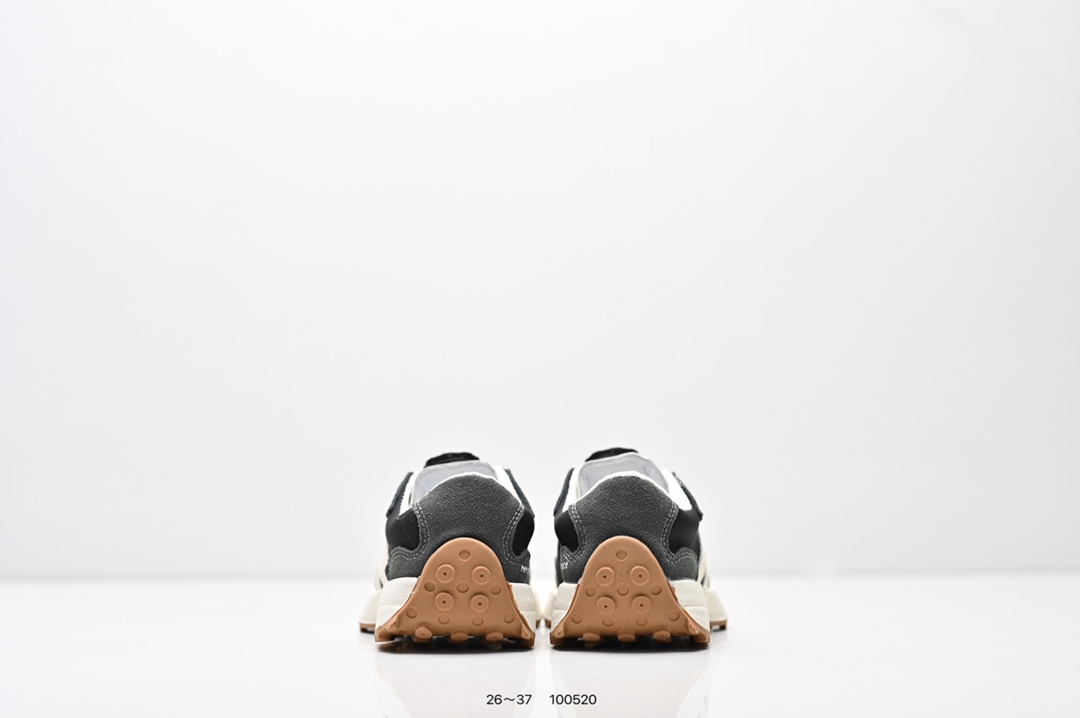 图片[7]-童鞋：NB新百伦New Balance MS327系列复古休闲运动慢跑鞋“皮革米白灰海军绿生胶底” 货号：WS327LG1 尺码：26～37-选品中心