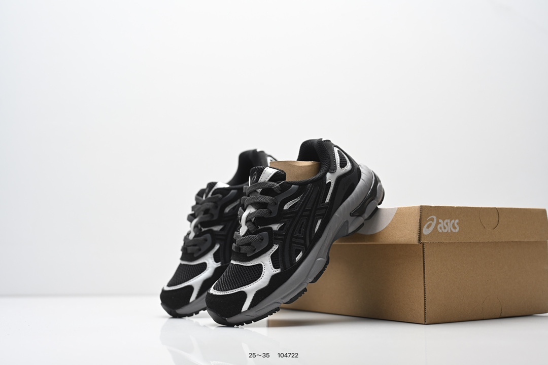 图片[9]-童鞋：ASICS/亚瑟士 Tiger GEL-NYC PS 户外越野休闲运动跑步鞋。#透气网眼鞋面配合部分合成革材质#采用全新AHAR+橡胶材质,更加耐磨. 货号：1201A789 001-选品中心